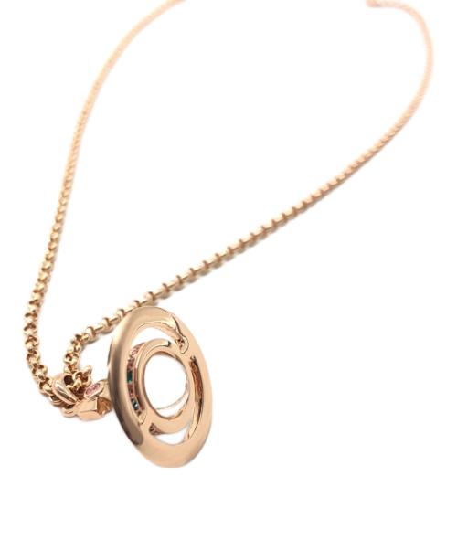 Vivienne Westwood（ヴィヴィアンウエストウッド）Vivienne Westwood (ヴィヴィアンウエストウッド) ネックレス ピンク×ゴールドの古着・服飾アイテム