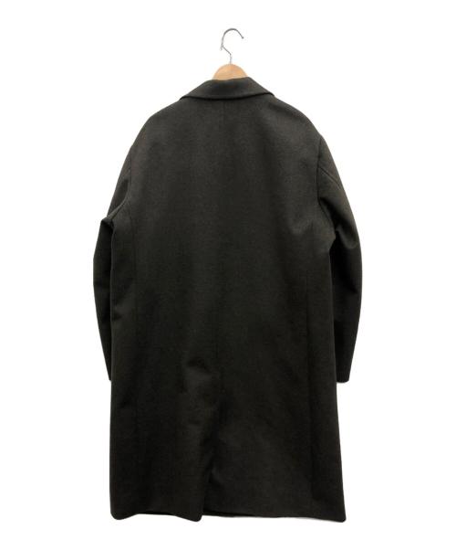 B:MING LIFE STORE（ビーミングライフストア）B:MING LIFE STORE (ビーミングライフストア) 防風 タスマニアウール チェスターコート グレー サイズ:Lの古着・服飾アイテム