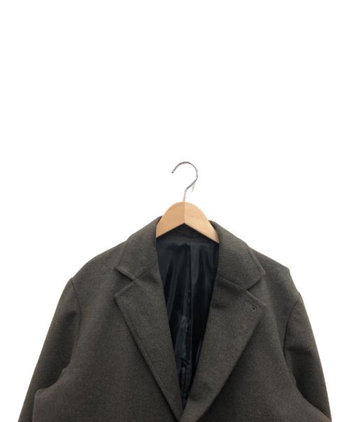 B:MING LIFE STORE（ビーミングライフストア）B:MING LIFE STORE (ビーミングライフストア) 防風 タスマニアウール チェスターコート グレー サイズ:Lの古着・服飾アイテム