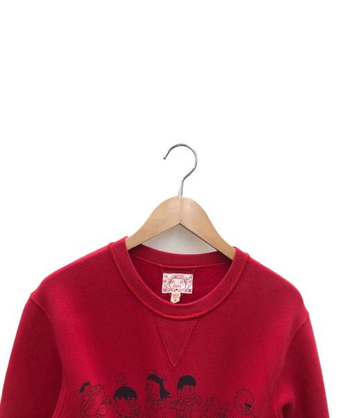 EVISU（エヴィス）EVISU (エビス) スウェット レッド サイズ:38の古着・服飾アイテム