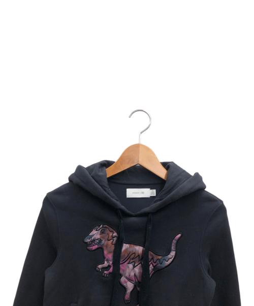 COACH（コーチ）COACH (コーチ) KAFFE FASSETT (カフェ・ファセット) プルオーバーパーカー ブラック サイズ:XSの古着・服飾アイテム