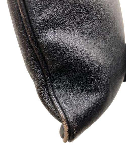 ERMENEGILDO ZEGNA（エルメネジルド・ゼニア）ERMENEGILDO ZEGNA (エルメネジルド・ゼニア) ハンドバッグ ブラウンの古着・服飾アイテム