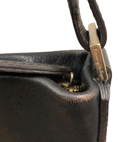 ERMENEGILDO ZEGNA（エルメネジルド・ゼニア）ERMENEGILDO ZEGNA (エルメネジルド・ゼニア) ハンドバッグ ブラウンの古着・服飾アイテム