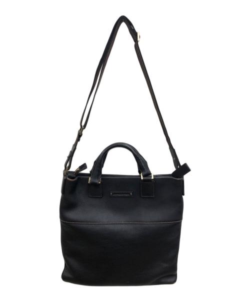 ERMENEGILDO ZEGNA（エルメネジルド・ゼニア）ERMENEGILDO ZEGNA (エルメネジルド・ゼニア) ハンドバッグ ブラウンの古着・服飾アイテム