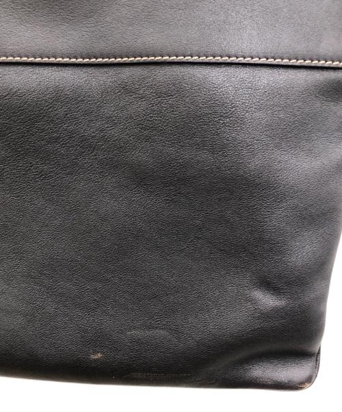 ERMENEGILDO ZEGNA（エルメネジルド・ゼニア）ERMENEGILDO ZEGNA (エルメネジルド・ゼニア) ハンドバッグ ブラウンの古着・服飾アイテム