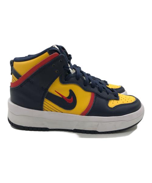 NIKE（ナイキ）NIKE (ナイキ) ハイカットスニーカー イエロー×ネイビー サイズ:24.5の古着・服飾アイテム