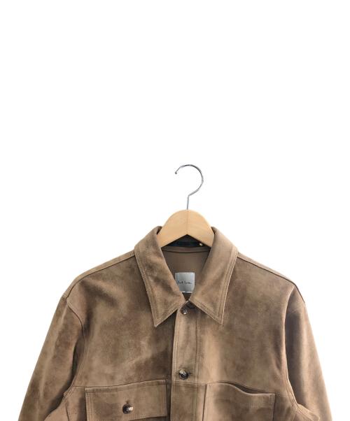 PAUL SMITH（ポールスミス）Paul Smith (ポールスミス) レザージャケット ベージュ サイズ:Mの古着・服飾アイテム