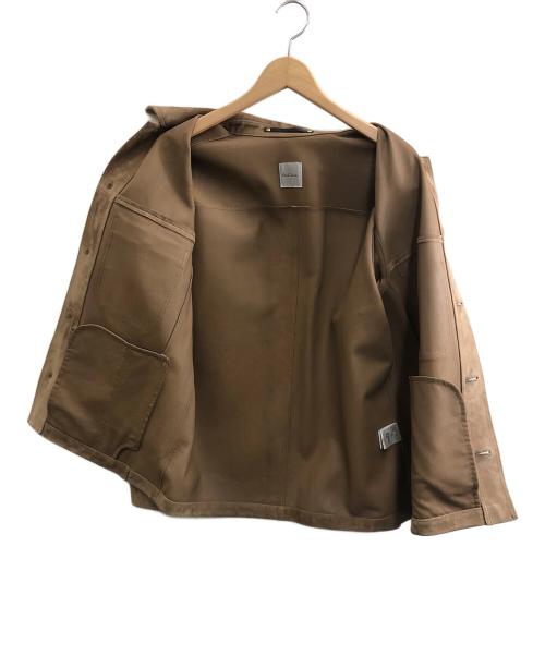PAUL SMITH（ポールスミス）Paul Smith (ポールスミス) レザージャケット ベージュ サイズ:Mの古着・服飾アイテム