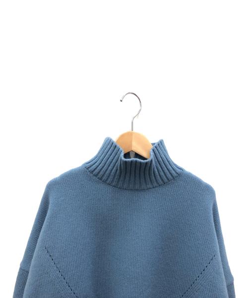 CINOH（チノ）CINOH (チノ) オーバーサイズハイネックニット ネイビー サイズ:Sの古着・服飾アイテム