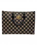 ANNE COQUINEアンコキーヌ）の古着「トートバッグ」｜ブラック×ベージュ