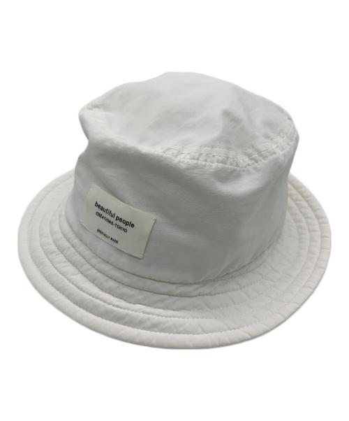 beautiful people（ビューティフルピープル）beautiful people (ビューティフルピープル) ハット ホワイトの古着・服飾アイテム