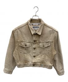 GUESS（ゲス）の古着「デニムジャケット」｜ベージュ