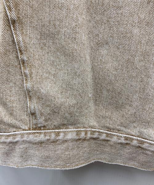 GUESS（ゲス）GUESS (ゲス) デニムジャケット ベージュ サイズ:Lの古着・服飾アイテム