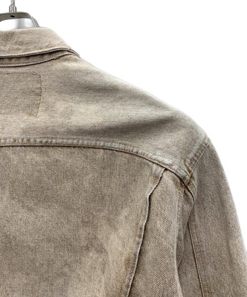 GUESS（ゲス）GUESS (ゲス) デニムジャケット ベージュ サイズ:Lの古着・服飾アイテム