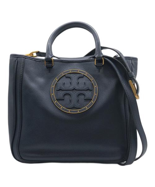 TORY BURCH（トリーバーチ）TORY BURCH (トリーバーチ) 2WAYショルダーバッグ ネイビーの古着・服飾アイテム