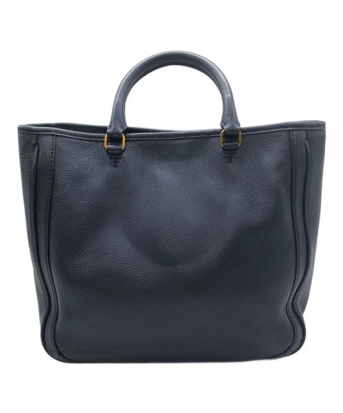 TORY BURCH（トリーバーチ）TORY BURCH (トリーバーチ) 2WAYショルダーバッグ ネイビーの古着・服飾アイテム