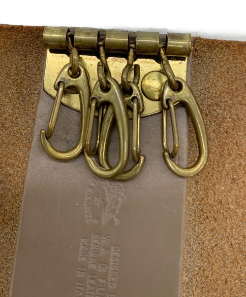 IL BISONTE（イル ビゾンテ）IL BISONTE (イル ビゾンテ) キーケース ベージュの古着・服飾アイテム