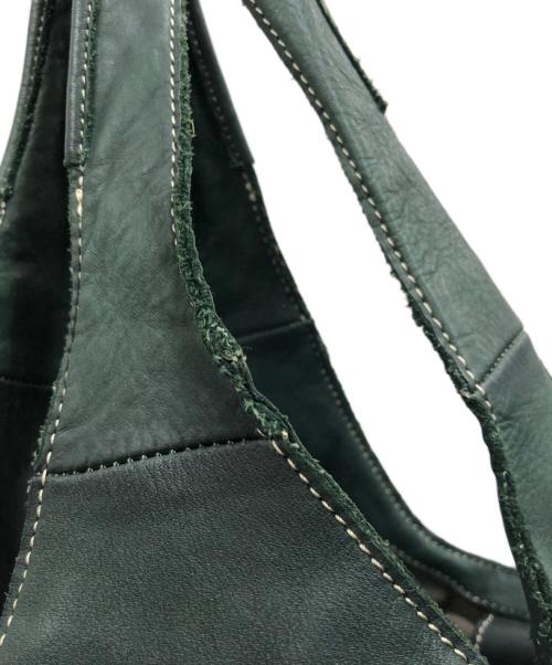 DAKOTA（ダコタ）Dakota (ダコタ) レザーハンドバッグ オリーブの古着・服飾アイテム