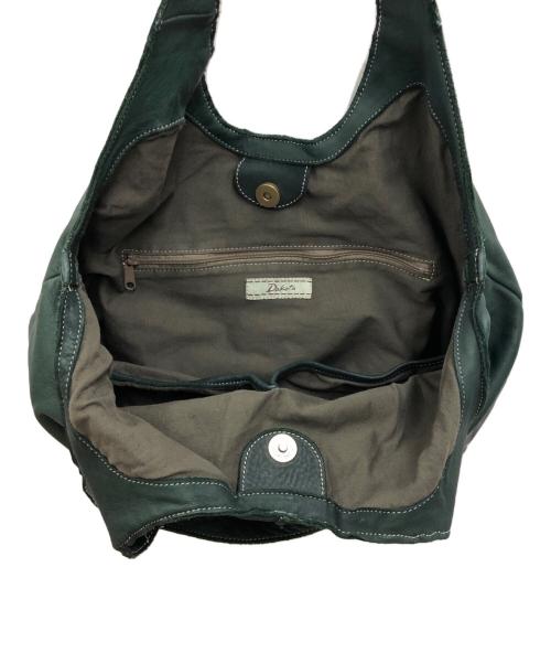DAKOTA（ダコタ）Dakota (ダコタ) レザーハンドバッグ オリーブの古着・服飾アイテム