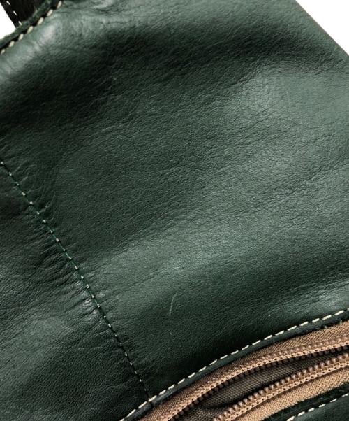 DAKOTA（ダコタ）Dakota (ダコタ) レザーハンドバッグ オリーブの古着・服飾アイテム