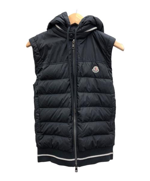 MONCLER（モンクレール）MONCLER (モンクレール) ダウンベスト ブラック サイズ:Sの古着・服飾アイテム