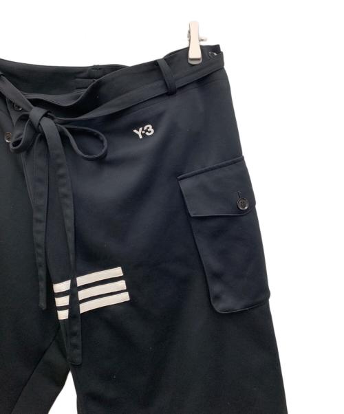 Y-3（ワイスリー）Y-3 (ワイスリー) 変形ショートパンツ ブラック サイズ:Sの古着・服飾アイテム