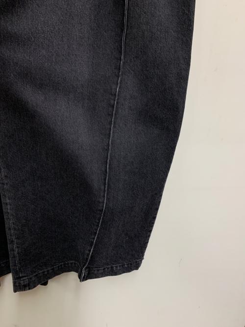 PROTAGONIST（プロタゴニスト）PROTAGONIST (プロタゴニスト) デニムワイドパンツ ブラック サイズ:1の古着・服飾アイテム