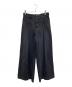 PROTAGONIST（プロタゴニスト）の古着「デニムワイドパンツ」｜ブラック