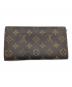 LOUIS VUITTON (ルイ ヴィトン) 長財布 ブラウン：18000円