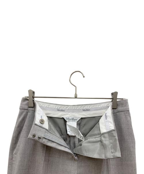 MaxMara（マックスマーラ）MaxMara (マックスマーラ) テーパードパンツ グレー サイズ:42の古着・服飾アイテム