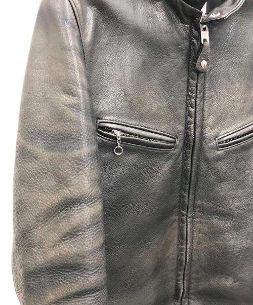 Schott（ショット）shott (ショット) レザージャケット ブラック サイズ:34の古着・服飾アイテム