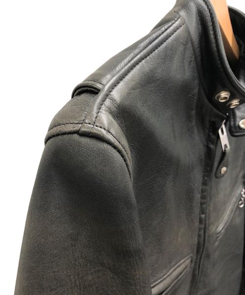 Schott（ショット）shott (ショット) レザージャケット ブラック サイズ:34の古着・服飾アイテム