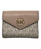 MICHAEL KORSマイケル・コース）の古着「3つ折り財布」｜ピンクベージュ