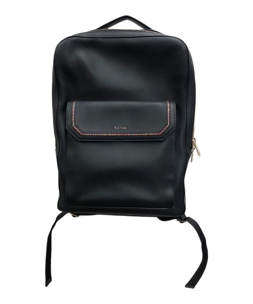 PAUL SMITH（ポールスミス）PAUL SMITH (ポールスミス) スクエアリュック ブラックの古着・服飾アイテム