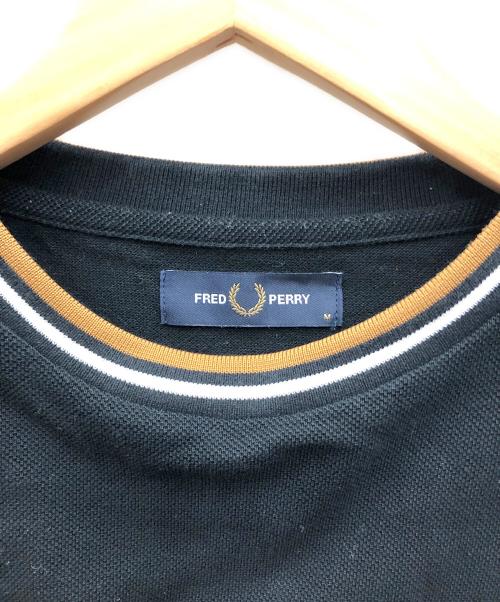 FRED PERRY（フレッドペリー）FRED PERRY (フレッドペリー) 長袖カットソー ブラック サイズ:Mの古着・服飾アイテム