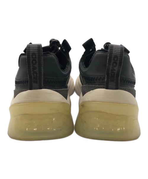 COACH（コーチ）COACH (コーチ) スニーカー ブラック×ホワイト サイズ:24.5の古着・服飾アイテム