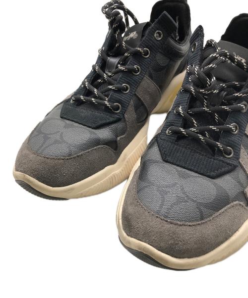 COACH（コーチ）COACH (コーチ) スニーカー ブラック×ホワイト サイズ:24.5の古着・服飾アイテム