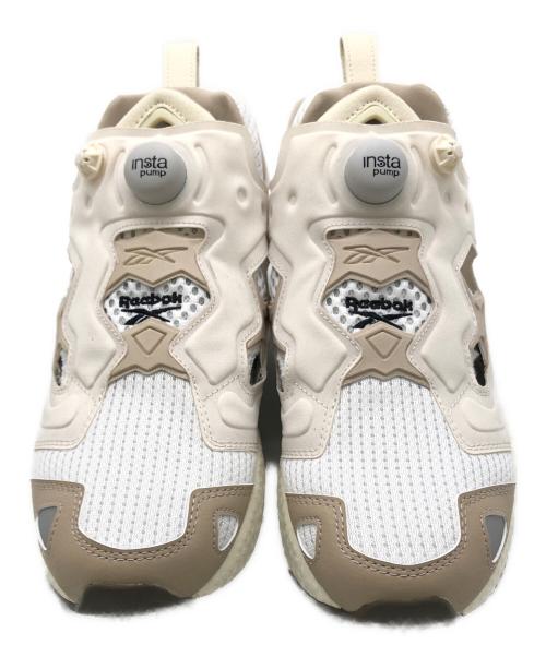REEBOK（リーボック）REEBOK (リーボック) インスタ ポンプフューリー スニーカー ホワイト×ベージュ サイズ:26の古着・服飾アイテム