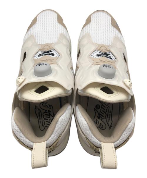 REEBOK（リーボック）REEBOK (リーボック) インスタ ポンプフューリー スニーカー ホワイト×ベージュ サイズ:26の古着・服飾アイテム
