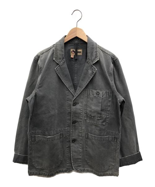NIGEL CABOURN LYBRO（ナイジェルケーボン ライブロ）NIGEL CABOURN LYBRO (ナイジェルケーボン ライブロ) デニムジャケット グレー サイズ:48の古着・服飾アイテム