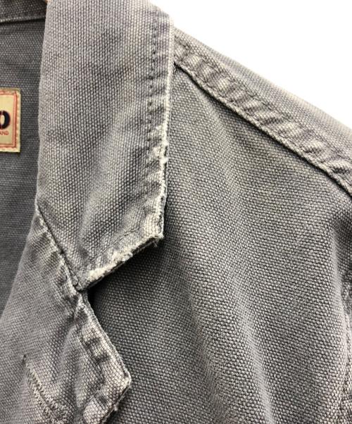 NIGEL CABOURN LYBRO（ナイジェルケーボン ライブロ）NIGEL CABOURN LYBRO (ナイジェルケーボン ライブロ) デニムジャケット グレー サイズ:48の古着・服飾アイテム