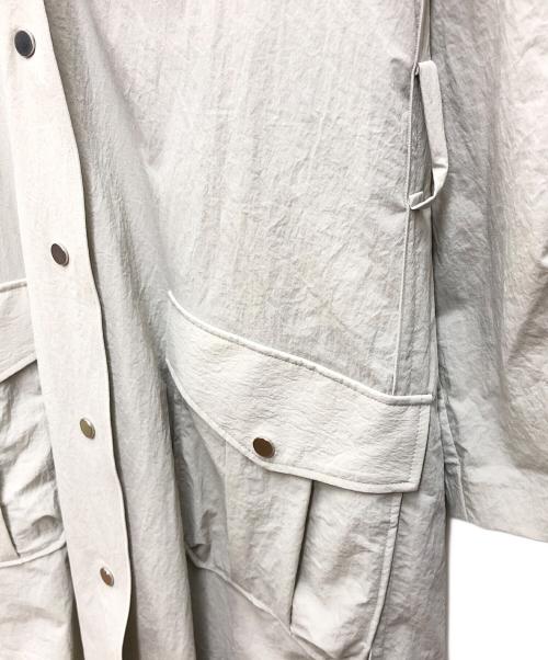 LANVIN en Bleu（ランバンオンブルー）LANVIN en Bleu (ランバンオンブルー) ナイロンコート グレー サイズ:38の古着・服飾アイテム