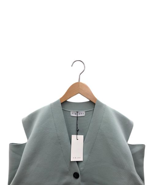 RIM.ARK（リムアーク）RIM.ARK (リムアーク) Sleeve slit big size knit CD グリーン サイズ:L 未使用品の古着・服飾アイテム