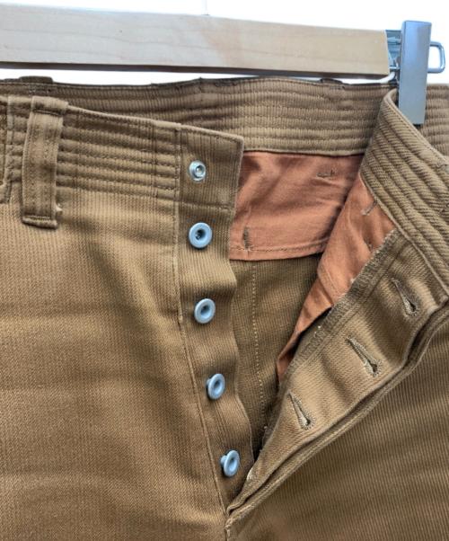 SASSAFRAS（ササフラス）SASSAFRAS (ササフラス) ストレートパンツ ブラウン サイズ:Mの古着・服飾アイテム