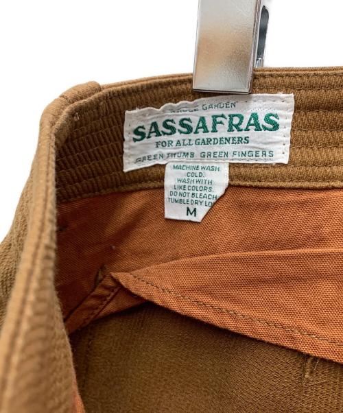 SASSAFRAS（ササフラス）SASSAFRAS (ササフラス) ストレートパンツ ブラウン サイズ:Mの古着・服飾アイテム