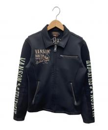 VANSON×FELiX（バンソン×フィリックス）の古着「ジップジャケット」｜ブラック