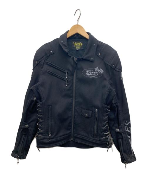 BATES（ベイツ）BATES (ベイツ) ライダージャケット ブラック サイズ:Lの古着・服飾アイテム