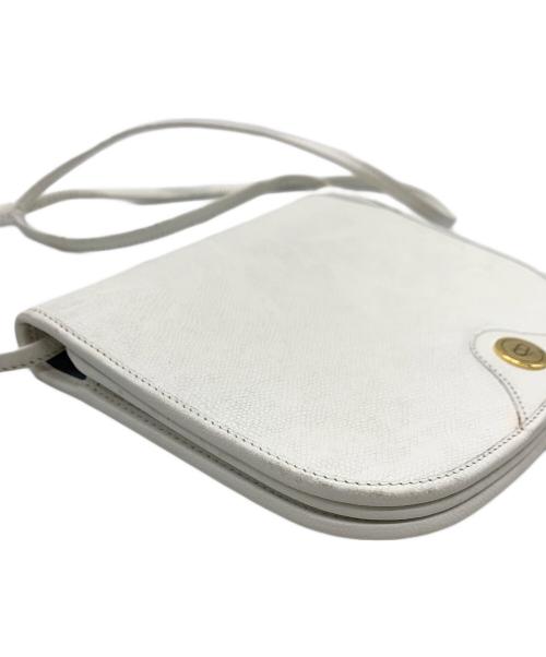 Christian Dior（クリスチャン ディオール）Christian Dior (クリスチャン ディオール) ショルダーバッグ ホワイトの古着・服飾アイテム