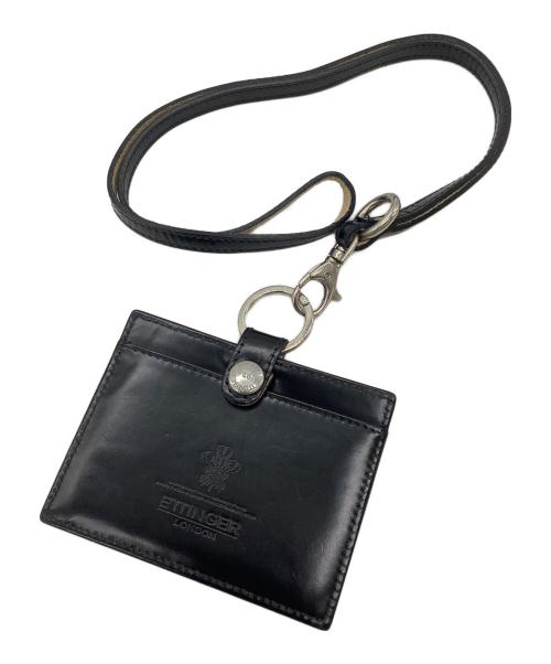 ETTINGER（エッティンガー）ETTINGER (エッティンガー) カードケース ブラックの古着・服飾アイテム