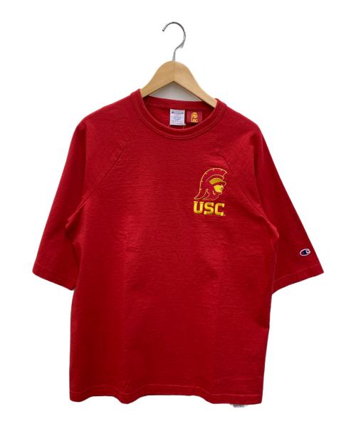 Champion（チャンピオン）Champion (チャンピオン) Tシャツ レッド サイズ:M 未使用品の古着・服飾アイテム